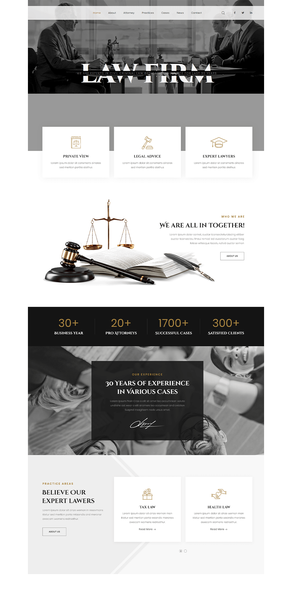 Hukuk Avukat Tasarımı